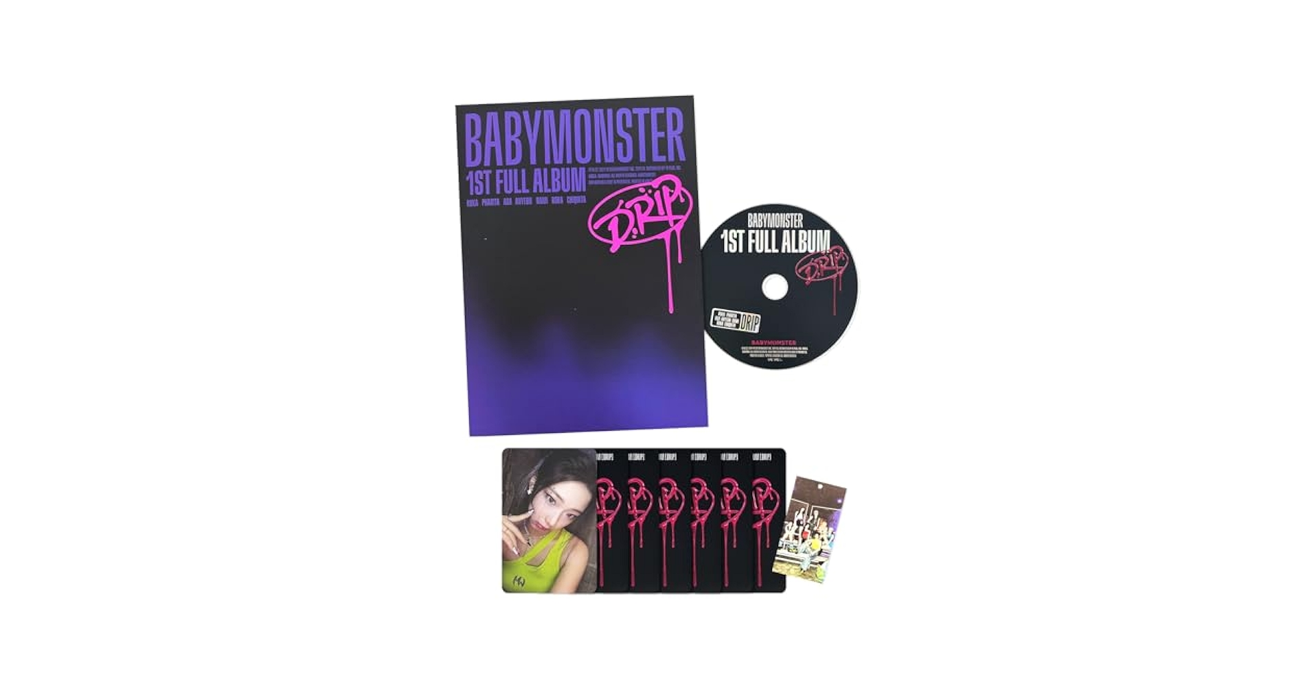 BABYMONSTER photobook アルバム Amazon.com: Dreamus BABYMONSTER BABYMONS7ER 1st Mini Album