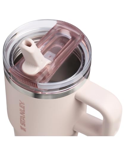 Image of STANLEY Quencher ProTour Flip Straw Tumbler with Leakproof Lid 20 oz | Built-In Straw & Handle | Cupholder Compatible for Travel | Insulated Stainless Steel Cup | BPA-Free | Rose Quartz