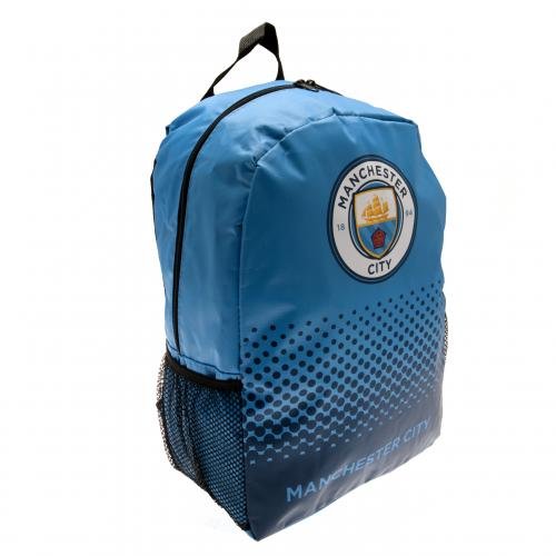 Sac à dos Manchester City F.C. bleu ciel grand compartiment sac de sport et loisirs pour ado