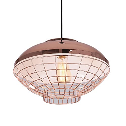 Lustre créatif 1 lumière à placage net pour éclairage de cuisine