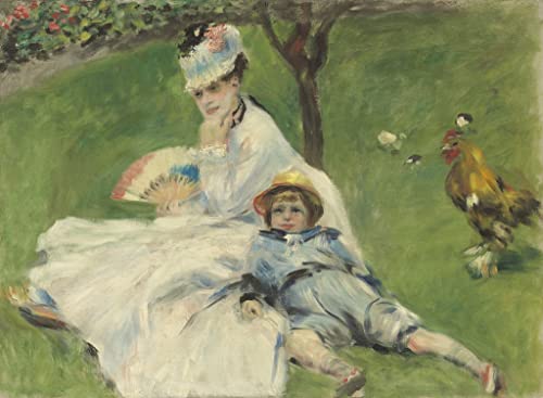 Impression sur toile Renoir de haute qualité 60x90 cm prestige pour décoration murale