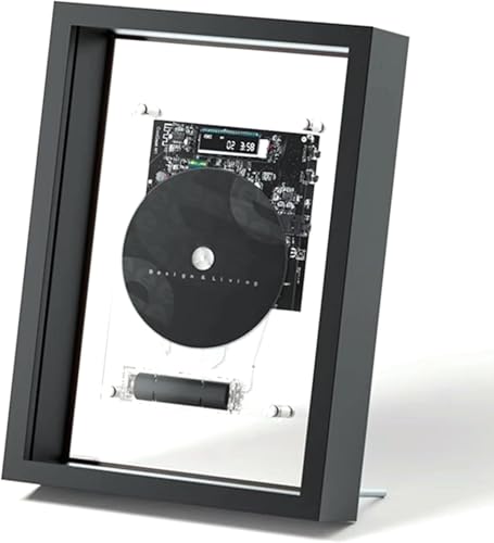 Cadre Photo Décoratif Musical et Lecteur CD Idée Cadeau Maison
