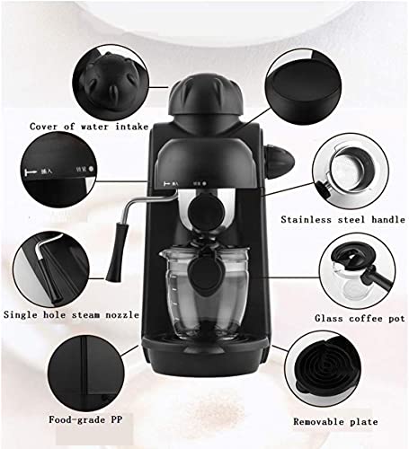 Cafetera Espresso portátil con bomba 5Bar y 4 tazas miniatura 2