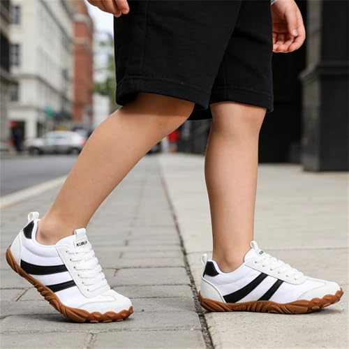 Image of KUBUA Kids Barefoot Shoes Boys Girls Wide Toe Box Zero Drop Sneakers | Breathable Lightweight, Reinforced Toe, Minimalist, Hiking, Tennis, Running, Walking, School, Toddler, Little Kid, Big Kid