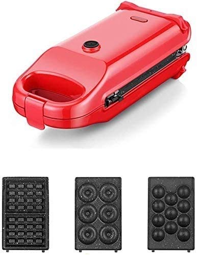 YFGQBCP Toaster Cake Pop Maker, 3 Kuchen-Pop-Kapazität, Waffeleisen 3 in 1, Donut Donut Maker Maschine, Eierblase… – Bild 3