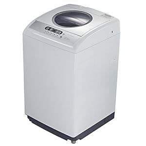 HAMILTON BEACH HBPW21OAMZ RPW21OAMZ Portable Washer-LED Digital Display Panel-5 Cycles-Top Loading Design-Low Noise Washing Machine, 2.1, White, 2 cu ft