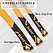 ELEAD 6-Piece Mallet Hammer Set, Fiberglass Handle Forge Steel Head, 32oz Rubber Mallet & Ball Peen Hammers, 16oz Ball Peen Hammer, 3LB Sledge & Cross Peen Hammers, 600g Wood Split Axe