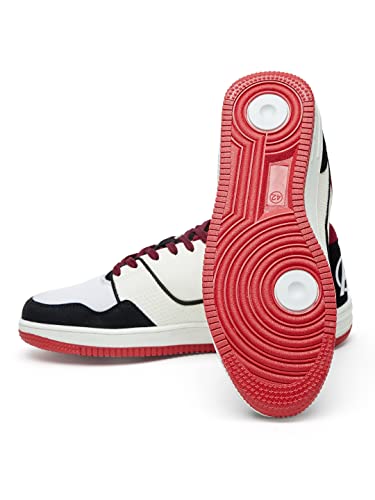 Image of The Souled Store Official Avengers: Quantum Realm Mens and Boys Regular fit Graphic Printed Multicolored Low Top Sneakers