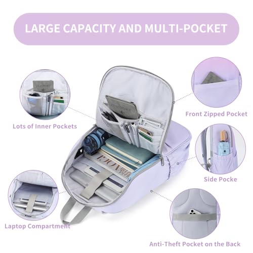 Image of Travel Laptop Backpack with USB Charging Port+Anti-Theft[Water Resistant] College School Bookbag Fits 16 Inch Laptop