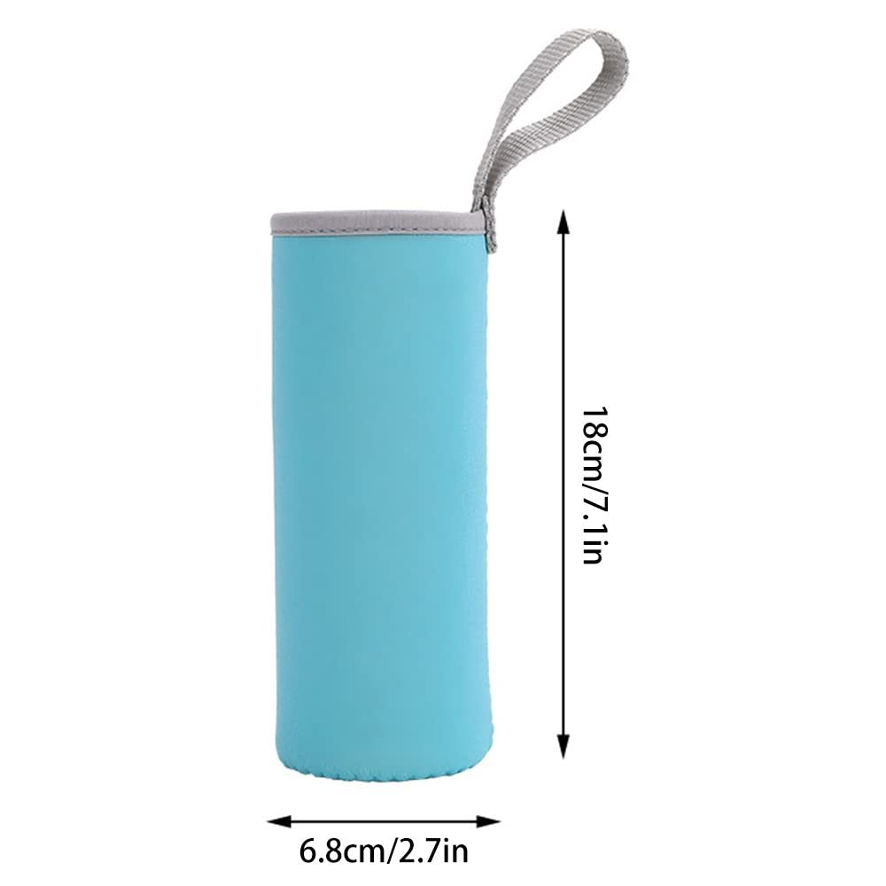 DONGKER Lot de 4 Porte-Bouteilles d'eau,7,1 X 17,8 cm Porte-Bouteille d'eau en Néoprène avec Isolation Thermique pour Bouteille d'eau