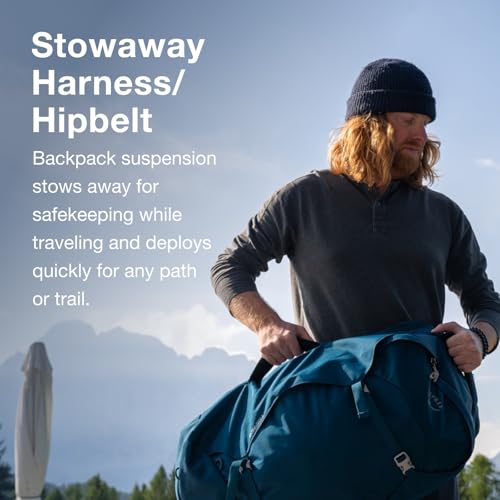Osprey Farpoint 55L Men's Travel Backpack, Gopher Green - Image 4