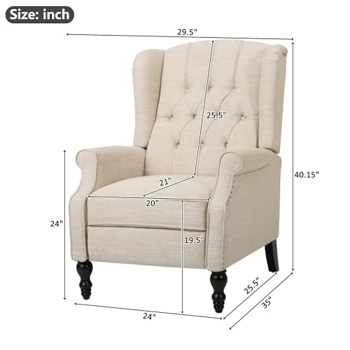 Sillón Manual Plegable Beige miniatura 2