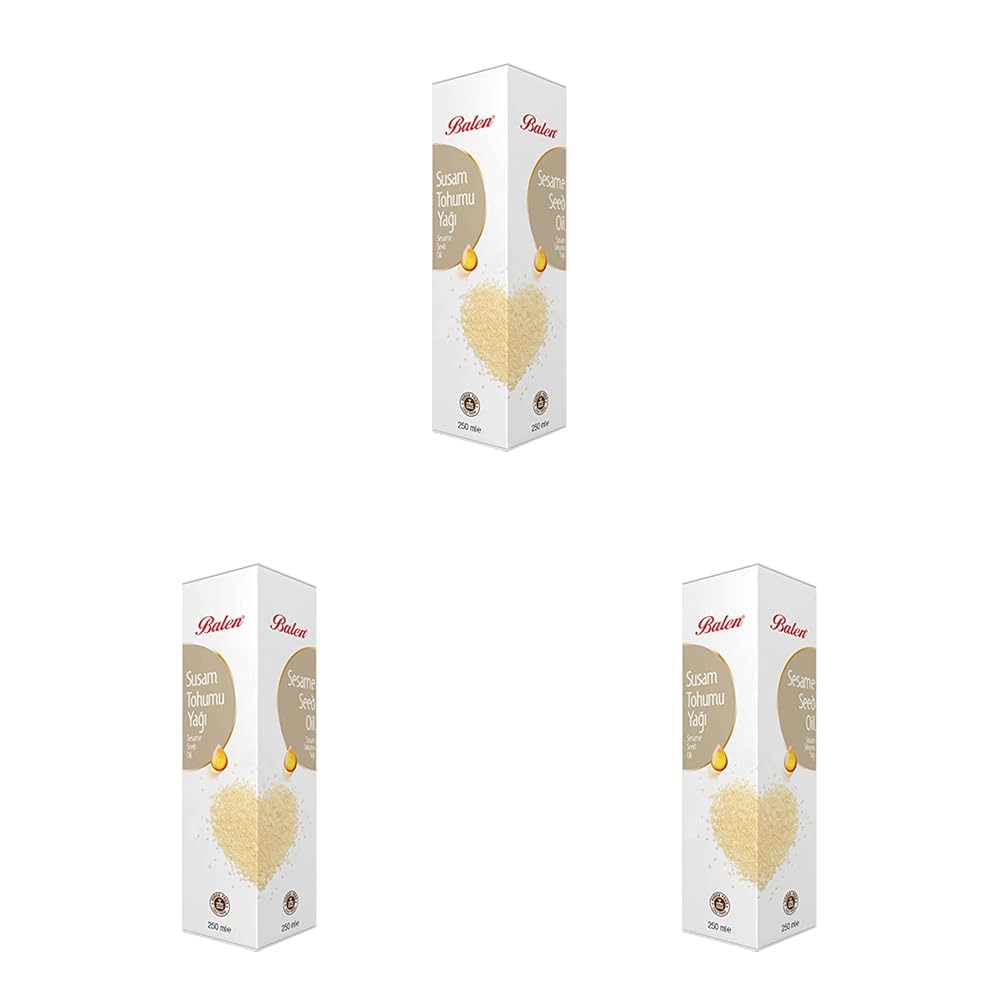 Balen Susam Yağı (Soğuk Preslenmiş) için Unisex 250 ml (3 paketi)