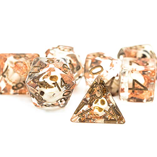 UDIXI Polyhedral DND Dice Set Skull Dice for Dungeons and Dragons Role Playing Game(RPG),MTG,Pathfinder,Table Game,Board Games