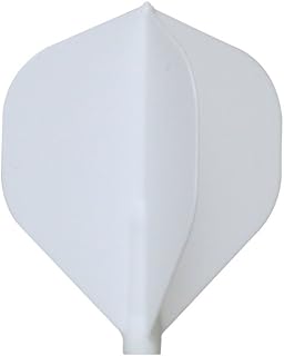 Cosmo Darts Fit Flight 3 Pack Standard Dart Flight (White)
