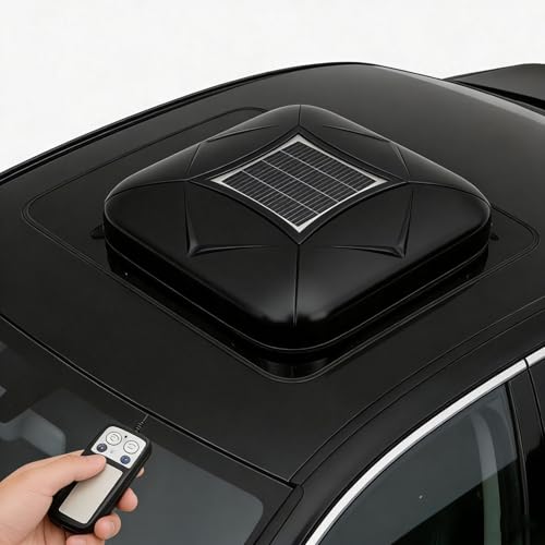 Telo Copriauto Antigrandine a Energia Solare Con Telecomando – Retrattile Automatico, Ricarica Solare, Tettoia Antivento E Antineve per Berline E Suv, Per Uso Interno Ed Esterno Black-3XXL