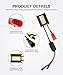 UNLRAE 2PCS DC 12V 55W Hid Ballast,Car Accessories Hid Headlight Ballast with Igniter Module,Fast Start Xenon Headlight Ballast,Universal Xenon Lamp Ballasts,Compatible with Most 12V Cars Motorcycles