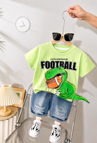 Image of Bold N Elegant Cotton Cute 3d Cartoon Printed Half Sleeve T-Shirt And Shorts Clothing Set For Infant Toddler Baby Boy Girl