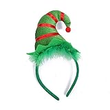 Diadema creativa de elfos de Navidad, disfraz de elfo, diadema de elfo para accesorios de fiesta de Navidad