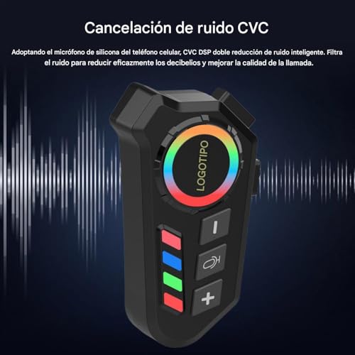 Auriculares para Casco de Moto Intercomunicador Exterior Esquí y Motonieve 6