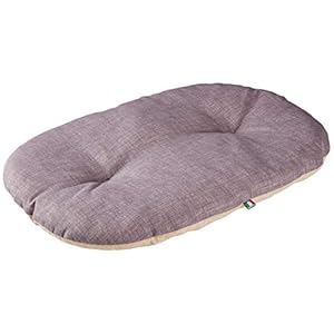 Kerbl 80356 ligkussen Loneta, 82 x 57 cm, grijs/geel