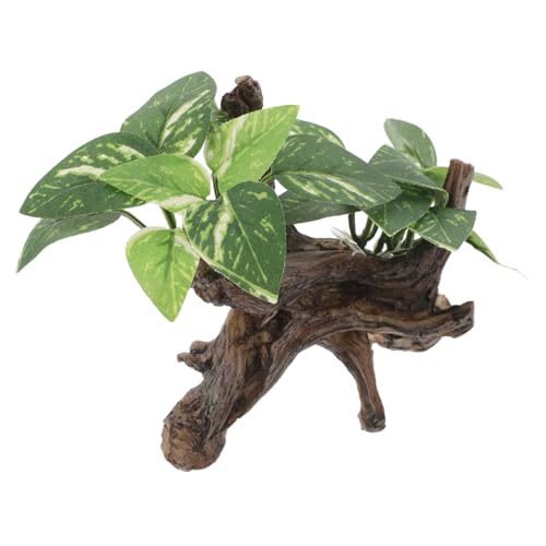 CIYODO 魚缸用樹脂流木装飾品 自然な樹根デザイン 耐水 色あせ防止 長持