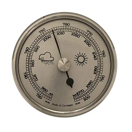 Barometro incorporato strumento meteorologico (argento)