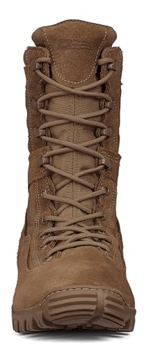 Belleville Sabre 533 8" Hot Weather Hybrid Lightweight Military Boots for Men - U.S Navy, Air Force/Army Boots for Men - Coyote Brown Leather with Vibram Ibex Outsole4
