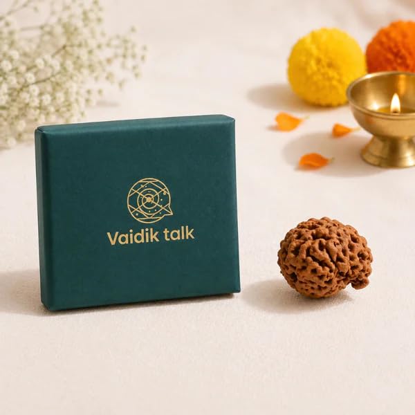 Image of Natural Seven Face Rudraksha Bead for Puja, Japa, Meditation & Spiritual Practices | Authentic Rudraksh for Men & Women (Siddh Ganesh Mukhi Rudraksha)