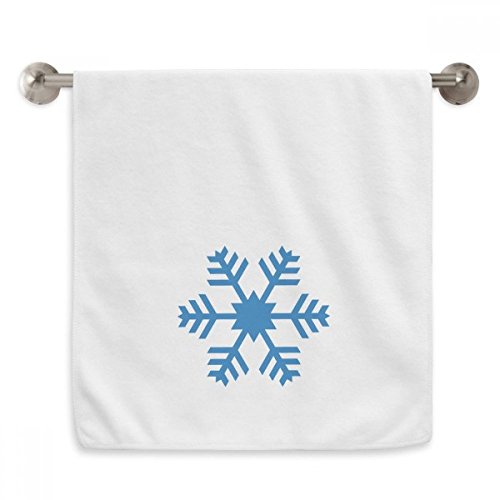 Serviette bleu flocon de neige de haute qualité esthétique DIYthinker - 2