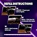SPOZER 11X Premium Butane Fuel, Filter Multiple 99.99% Ultra Pure Butane Gas for Lighters, Universal Butane Refill, 300ml(10.14 Oz) Cans, 3 Display Box(Pack of 36)