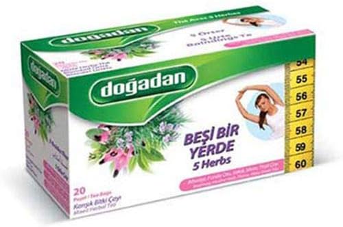 Dogadan Five in One (Besi Bir Yerde) Tea (20 tea bags)