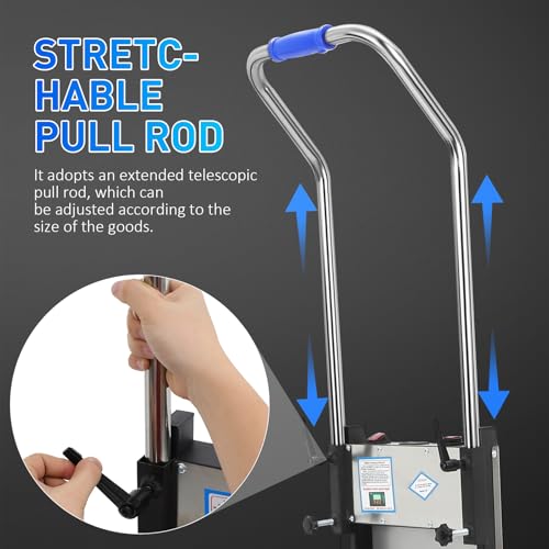 Carretilla eléctrica para escaleras 1200W capacidad 881lbs miniatura 6
