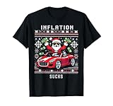 Inflation Weihnachtspulli Geldabhebungen T-Shirt
