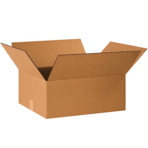 Image of BOX USA 20x16x8 Corrugated Boxes, Medium, 20L x 16W x 8H, Pack of 50 | Shipping, Packaging, Moving, Storage Box for Home or Business, Strong Wholesale Bulk Boxes