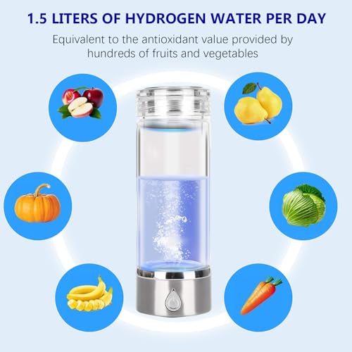 Générateur d'eau à hydrogène portable 380ml avec technologie SPE et charge USB - 5