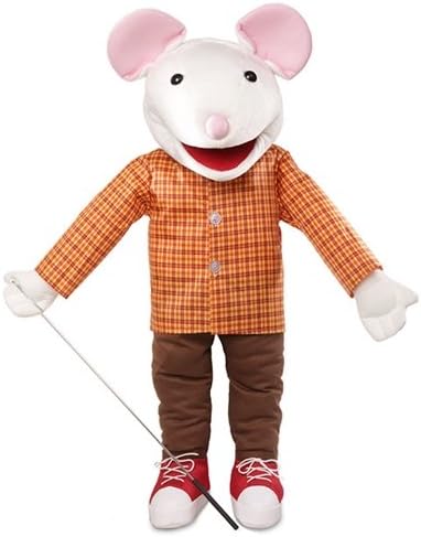 Silly Puppets 25" Mouse w/ Sneakers, Full Body, Ventriloquist Style, Animal