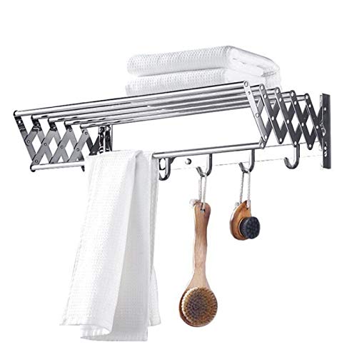 Étagère murale de salle de bain LWX pour sécher le linge au quotidien