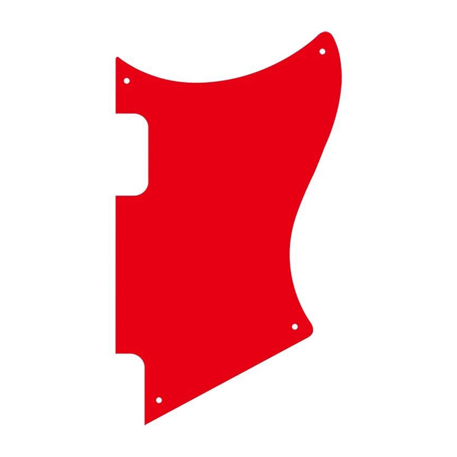 maskownica do gitary Części do gitary 6-strunowej PickGuard Scratch Plate Części do gitary Pickguardy Garnitury(4Ply Red)