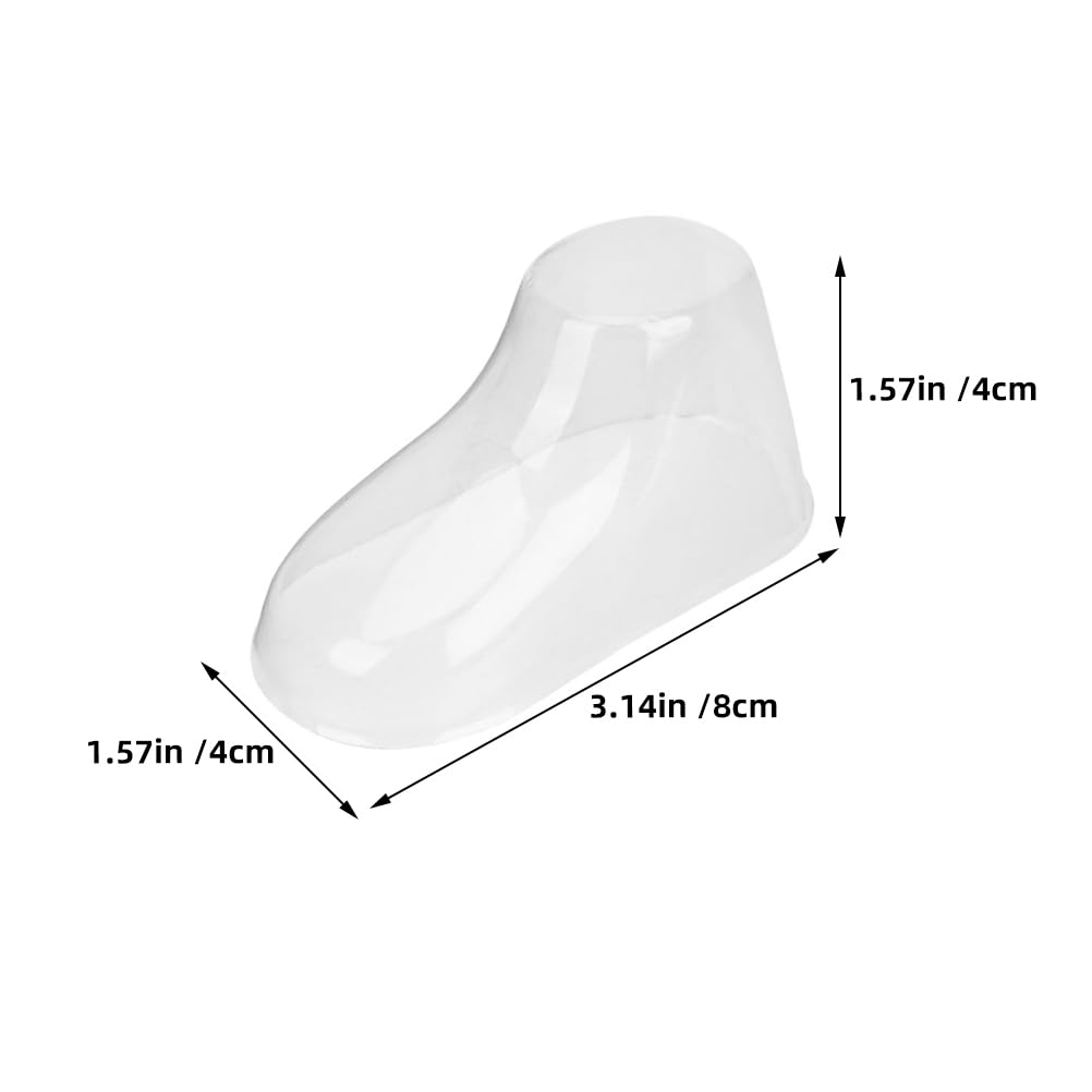 Transparente Pvc Babyfußmodelle 160 Stück Leichte und Tragbare Säuglingsfuß Mannequins Geeignet für Babysocken und Babystiefel für Babybekleidungsgeschäfte