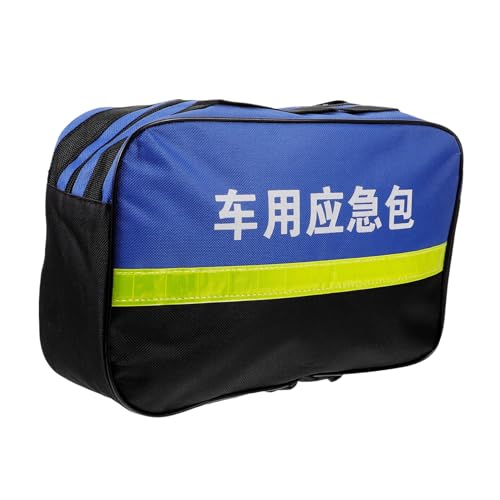 SHINEOFI Sac de Secours Voiture Compact avec Sécurisée Pochette de Rangement Urgence Robuste et Polyvalente pour Premiers Soins Voyage Sac de Voyage Pratique pour Automobilistes