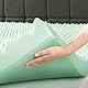 Best Price Mattress Matratzenauflage aus Memory-Schaum, 10,2 cm, mit beruhigendem Aloe-Aufguss, CertiPUR-US-Zertifiziert, Queen, Grün