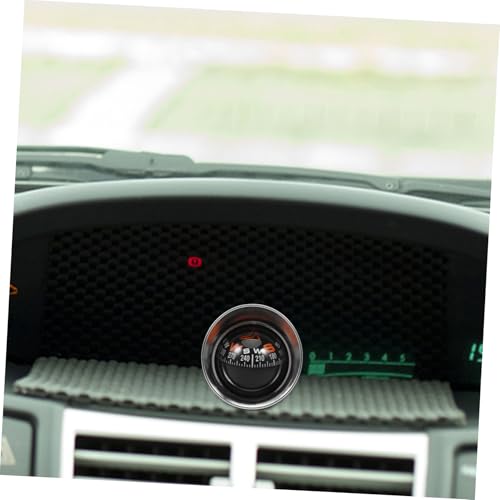 Brújula para auto BESPORTBLE negro para tablero miniatura 5