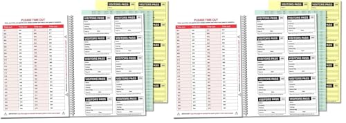 Recharge carnet visiteur V Safety anti-fuite de données RGPD 100 badges
