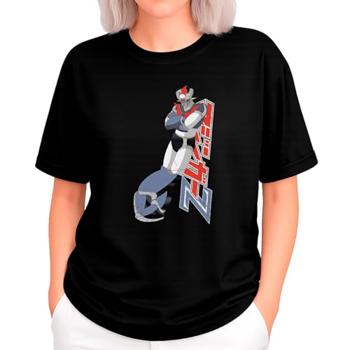 the Fan Tee Camiseta Oversize de Mujer Dibujos Animados Mazinger Z Manga Retro 80 Puños Fuera Mech Z 028 115 L