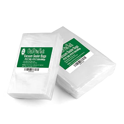 Image of O2frepak 200ct Vacuum Sealer Bags Quart Plus Quart for Food Storage | 10 inchx13 inch(Plus Quart 100)+8 inchx12 inch(Quart 100) BPA Free PreCut Food Grade,Great for Sous Vide Vacuum Sealer