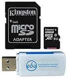 Kingston 128GB SDXC Micro Canvas Select Memory Card and Adapter Works with Samsung Galaxy A10, A20,...