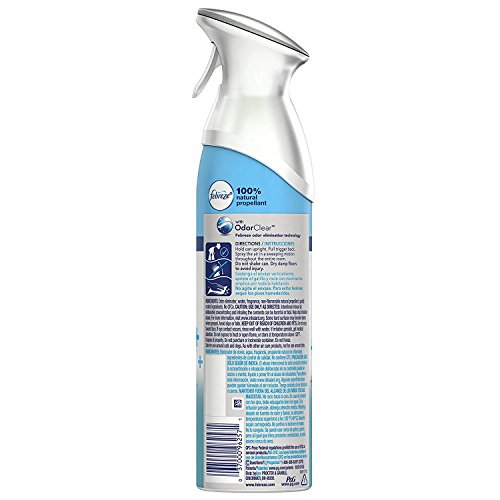Febreze Air Mist Air Freshener Spray, Odor-Fighting Room Spray, Air Fresheners for Home and Bathroom and Kitchen, Aerosol Can, Heavy Duty Crisp Clean Scent, 8.8oz, 6 Count - Image 3