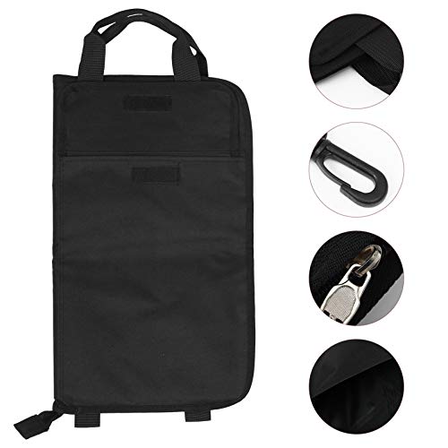 EXCEART Porta-Baquetas Porta-Baquetas Bolsa de Macete Bolsa de Tecido Oxford para 12 Pares de Acessó