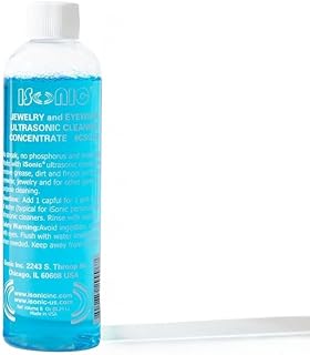 iSonic CSGJ01-8OZx1 Ultrasonic Jewelry/Eye Wear Cleaning Solution Concentrate,Blue